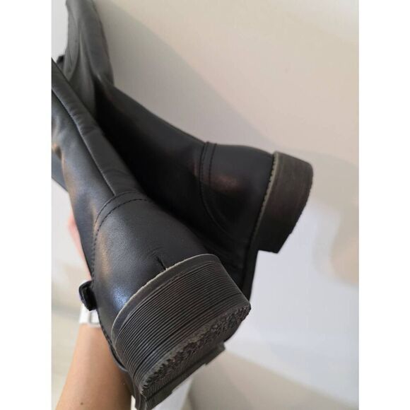 Propet Womens Tasha WFX095L Black Round Toe Mid Calf Riding Boots Size 6.5 NWOB - Picture 4 of 11